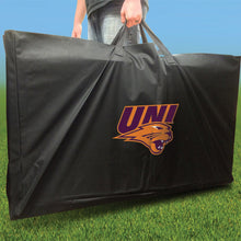 Northern Iowa Panthers Distressed team logo carry case
