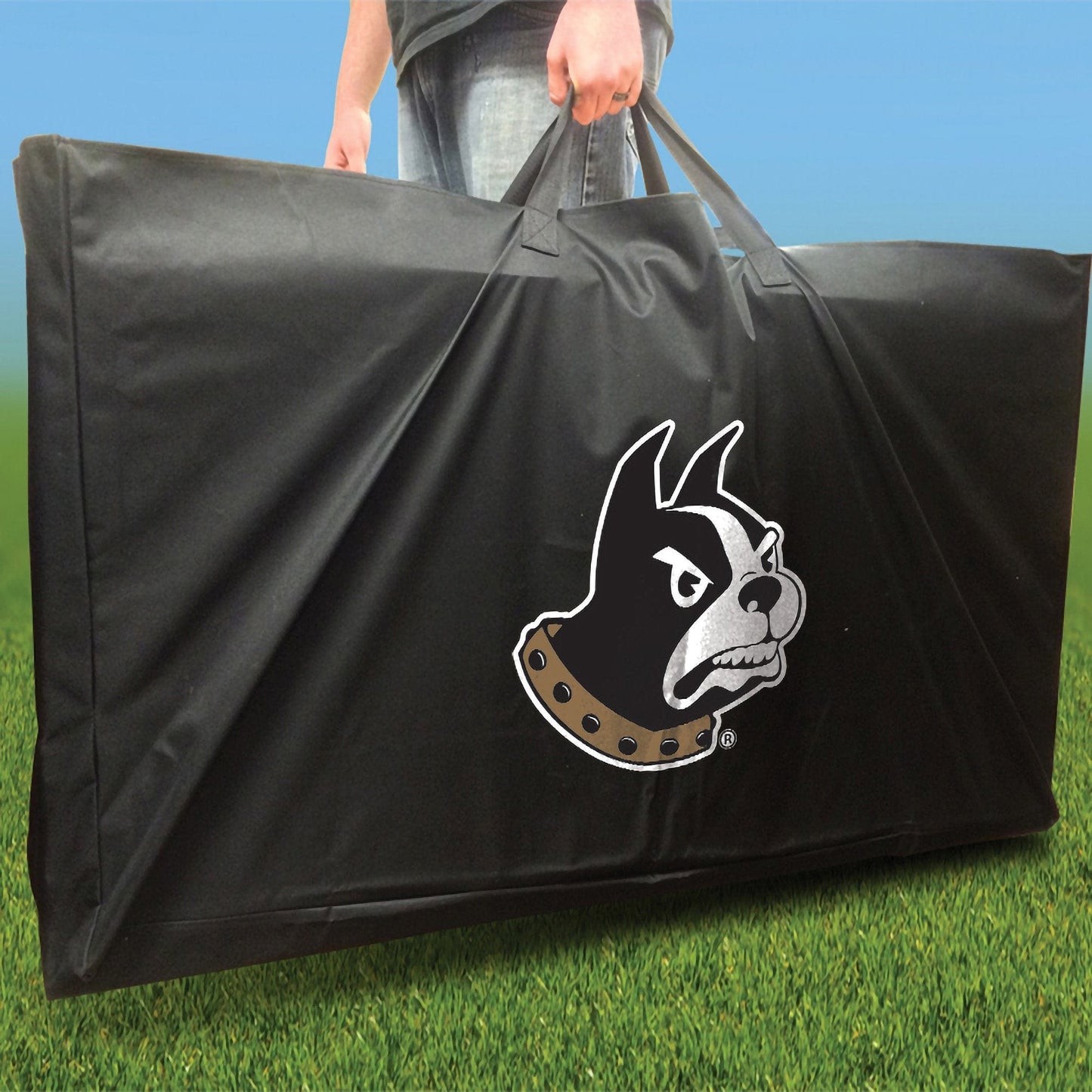 Wofford Stained Pyramid team logo carry case