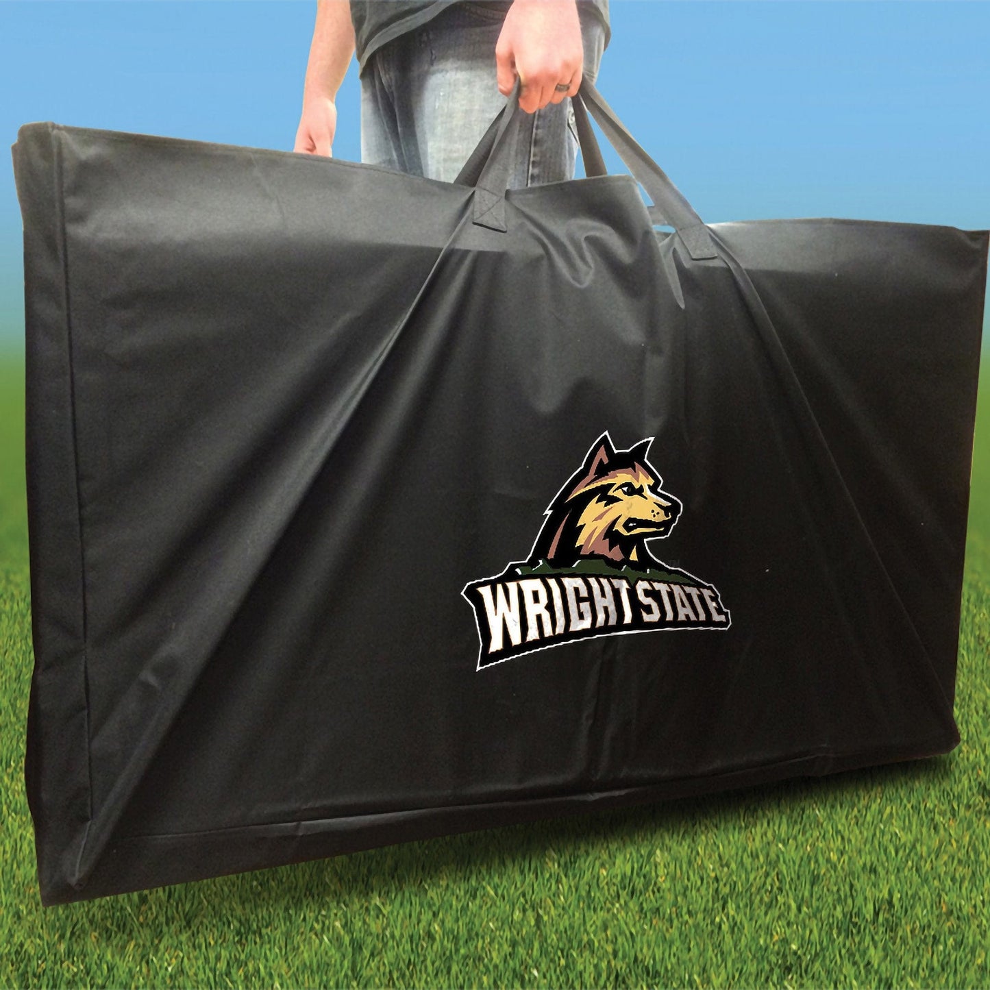 Wright State Stained Pyramid team logo carry case
