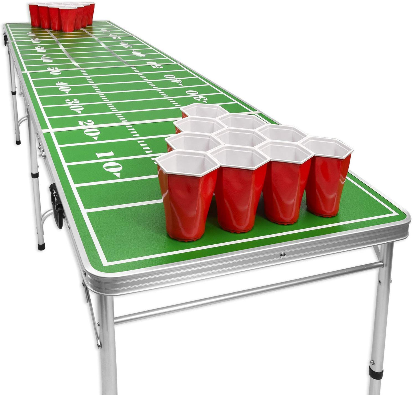 full size football beer pong table