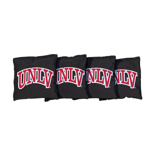 Unlv Rebels Black Cornhole Bags