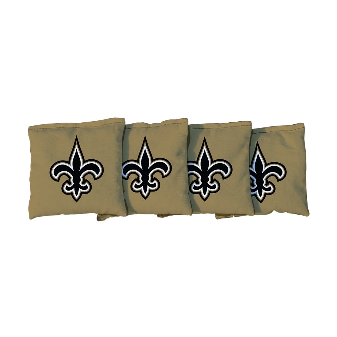 New Orleans Saints NFL Gold Cornhole Bags
