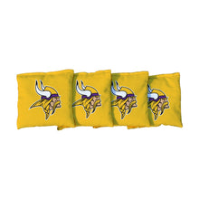 Minnesota Vikings NFL Football Yellow Cornhole Bags
