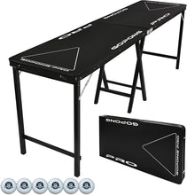 Black Pro beer pong table
