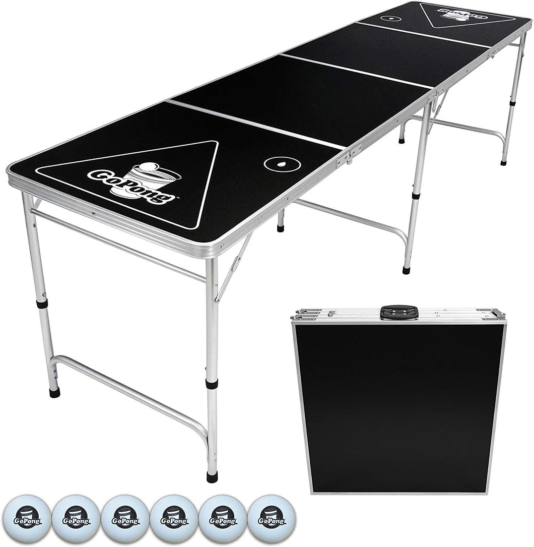 Black beer pong table