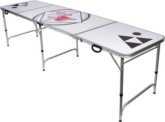 White beer pong table