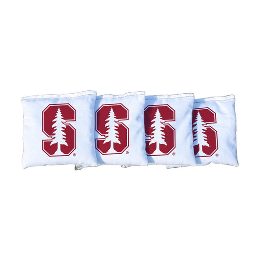 Stanford University Cardinal White Cornhole Bags