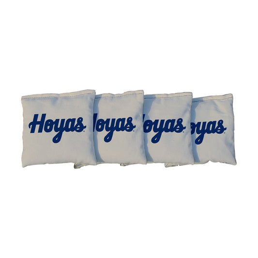Georgetown Hoyas Gray Cornhole Bags