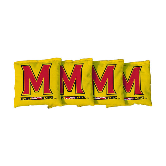 Maryland Terrapins TERPS Yellow Cornhole Bags