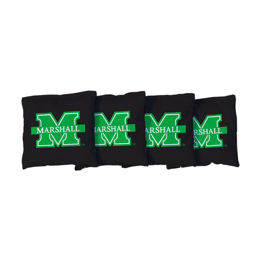 Marshall Thundering Herd Black Cornhole Bags