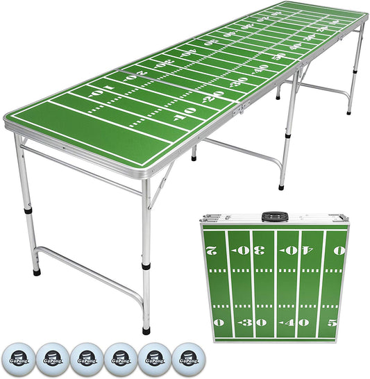 Football beer pong table