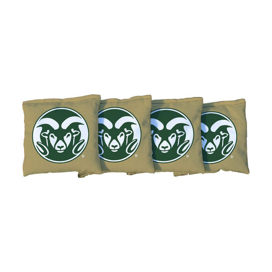 Colorado State Rams Gold Cornhole Bags