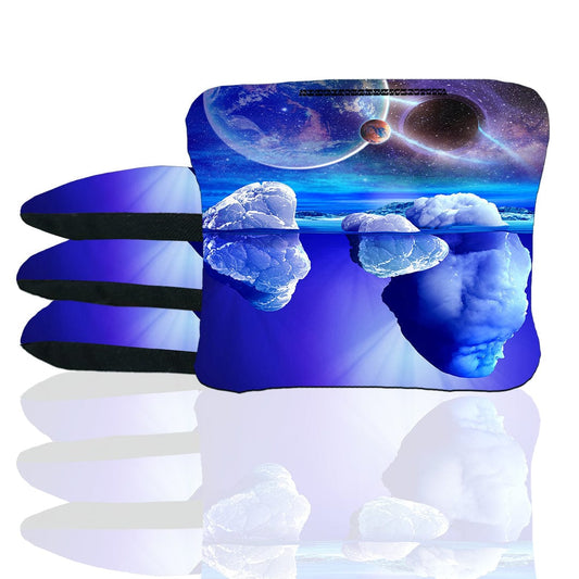 Mirrored Future Cornhole Bags