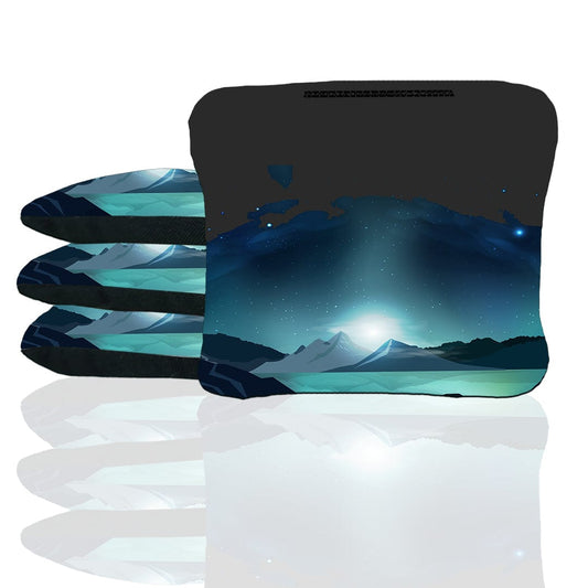 Painted Mountains Cornhole Bags