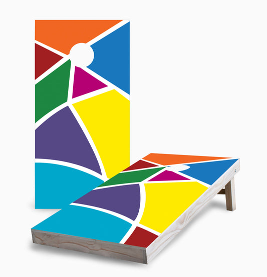 Abstract Cornhole Boards