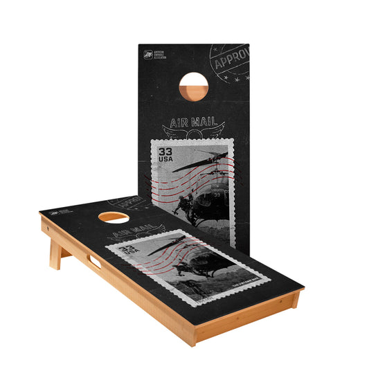 Airmail Stamp Cornhole Boards