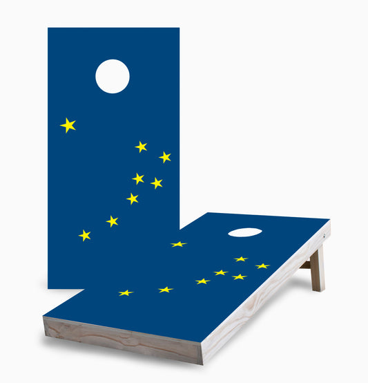 Alaska State Flag Cornhole Boards