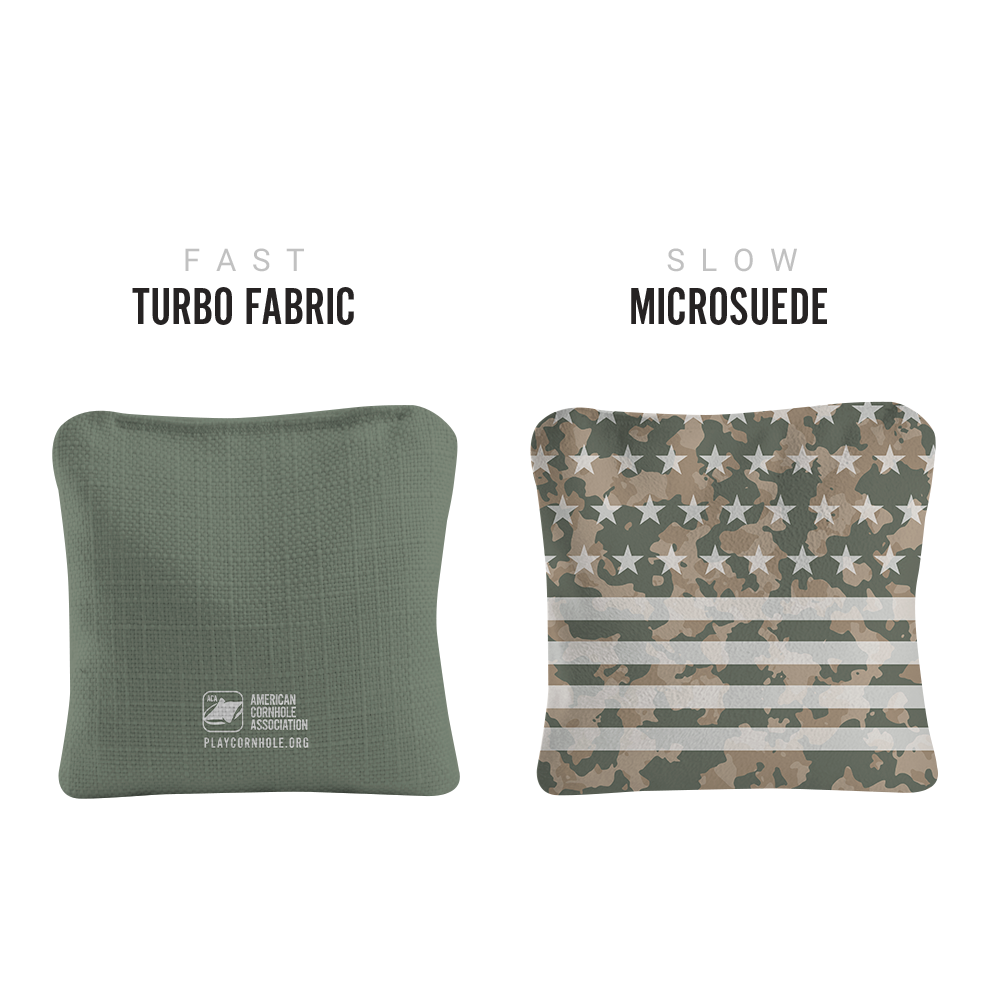 American Flag Camouflage Synergy Pro Green Bag Fabric