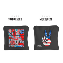 Peace Love Freedom bag fabric

