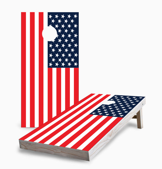 American Flag Cornhole Boards