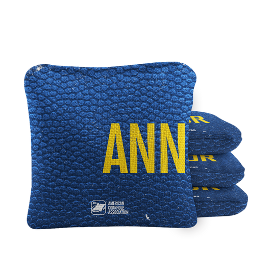 Gameday Ann Arbor Synergy Pro Blue Cornhole Bags