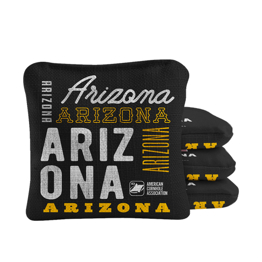 Gameday Arizona Football Synergy Pro Black Cornhole Bags