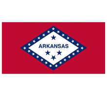 Arkansas State Flag poolmat closeup
