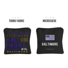 Gameday Baltimore Football Synergy Pro Black Bag Fabric
