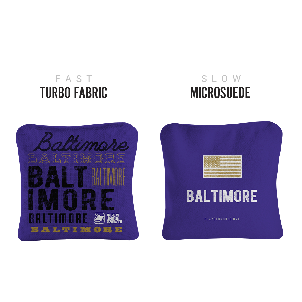 Gameday Baltimore Football Synergy Pro Purple Bag Fabric