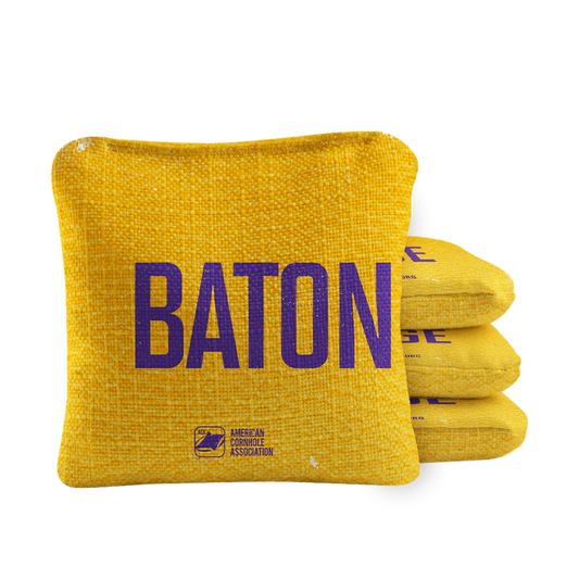 Gameday Baton Rouge Synergy Pro Yellow Cornhole Bags