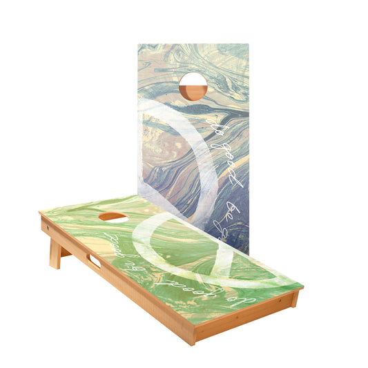 Be Good, Do Good Peace Cornhole Boards