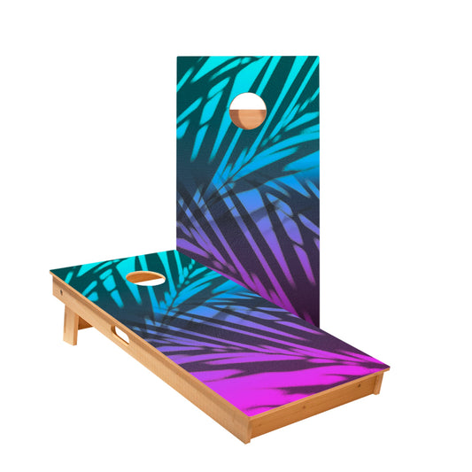 Beach Gradient Blue Cornhole Boards