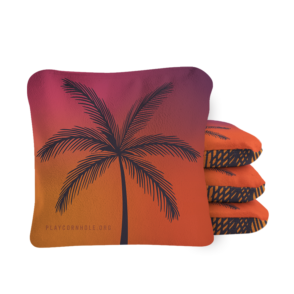 Tropical Sunset Synergy Pro Cornhole Bags