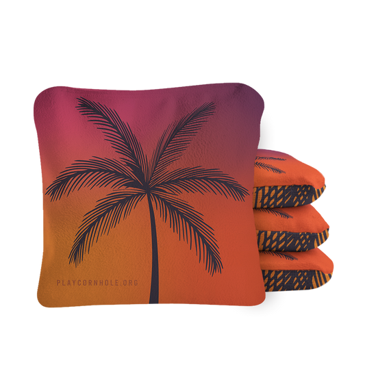 Tropical Sunset Synergy Pro Cornhole Bags