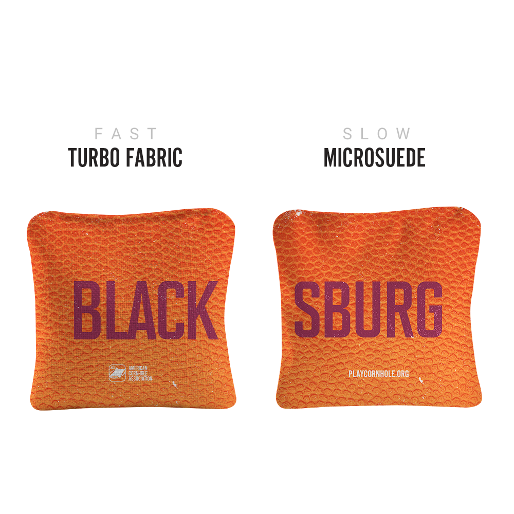 Gameday Blacksburg Synergy Pro Orange Bag Fabric