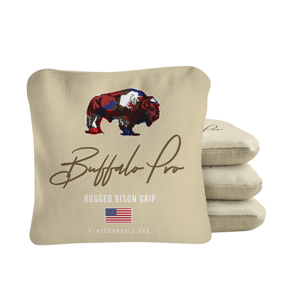 Buffalo Synergy Pro Tan Cornhole Bags