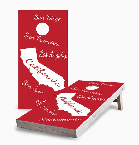 California State Pride Cornhole Boards