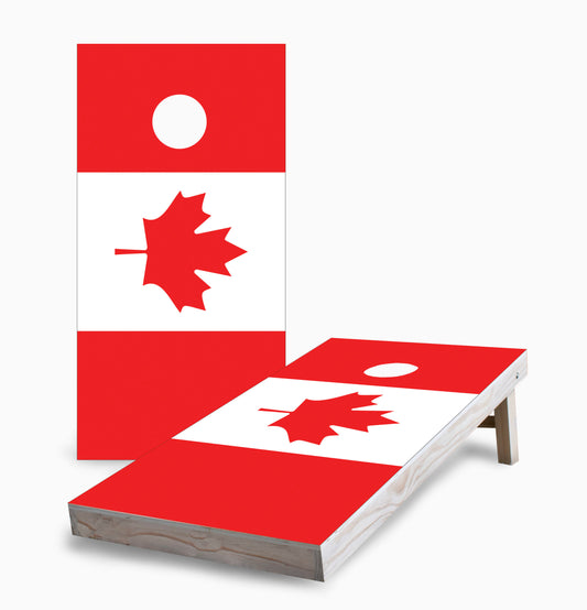Canadian Flag Cornhole Boards