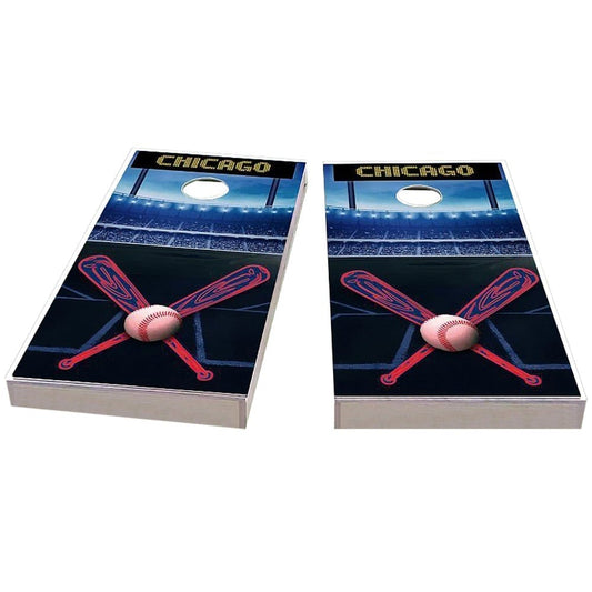 Chicago Baseball All-Weather Cornhole