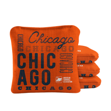 Gameday Chicago Football Synergy Pro Orange Cornhole Bags
