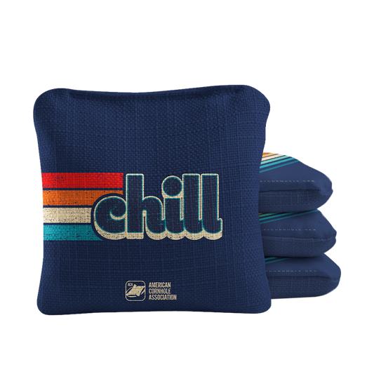 Retro Synergy Pro Blue Cornhole Bags