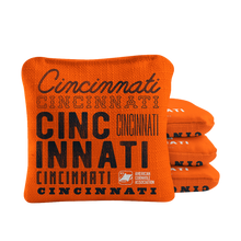 Gameday Cincinnati Football Synergy Pro Orange Cornhole Bags
