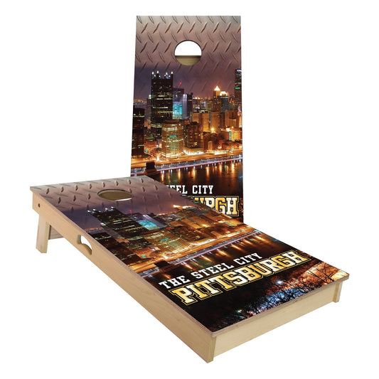 Pittsburgh City Cornhole Boards