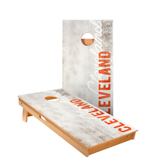 Cleveland Vintage Gameday Cornhole Boards
