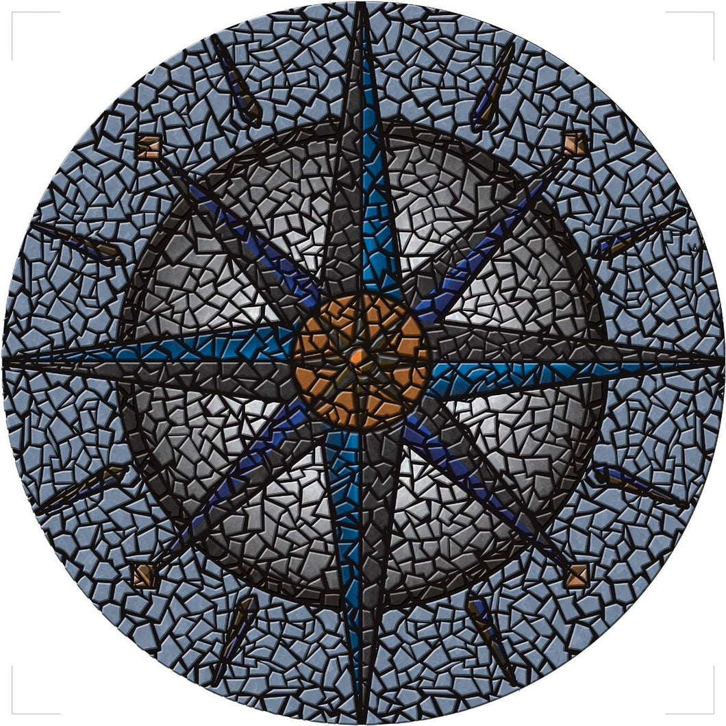 Compass Decorative Poolmat