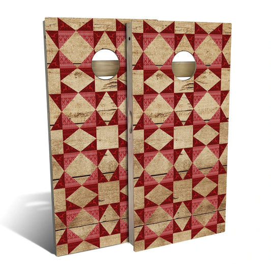 Country Living Red Christmas Cornhole Boards