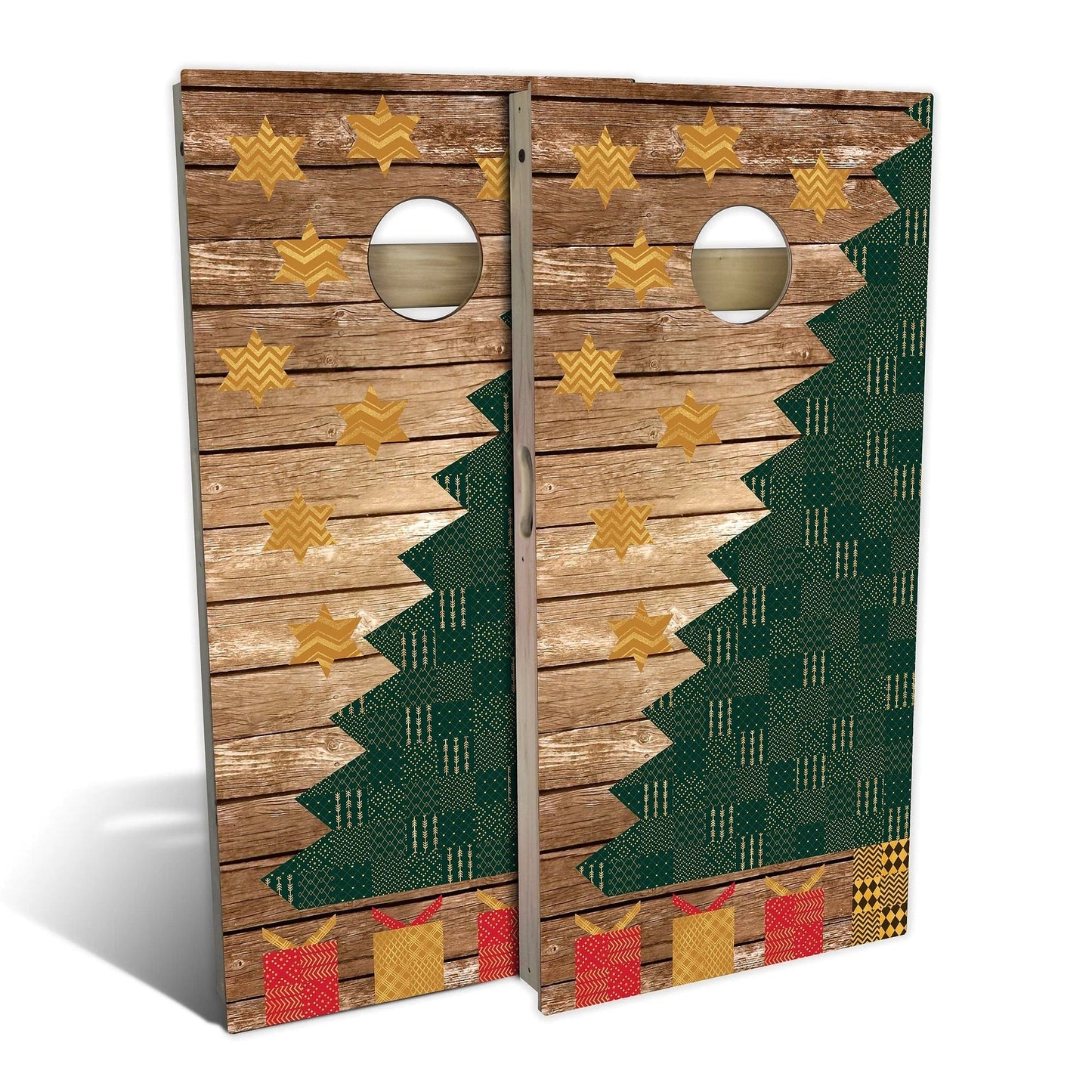 Country Living Christmas Tree Cornhole Boards