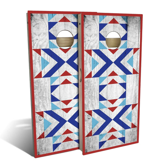 Country Living Patriotic Path Cornhole Boards