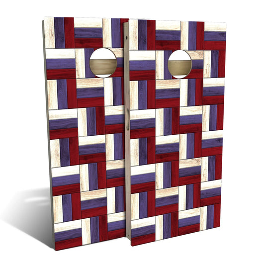 Country Living Patriotic Pattern Cornhole Boards