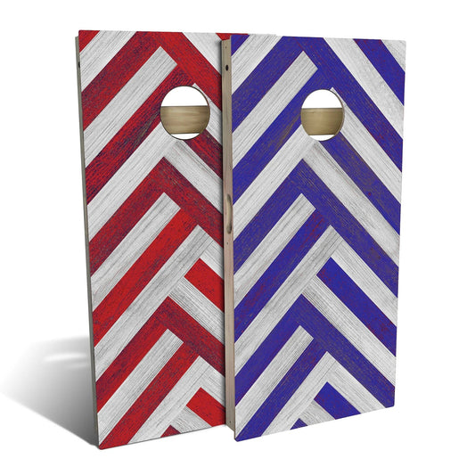 Country Living Red and Blue Cornhole Boards